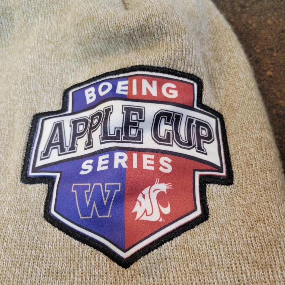 NFL Boeing APPLE CUP Series Washington Huskies/Cougars College Beanie Hat Beige